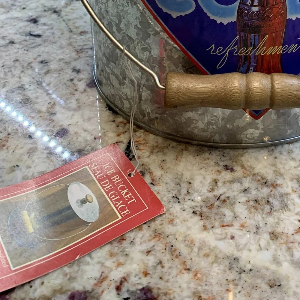 Coca-Cola COKE Ice Bucket Galvanized